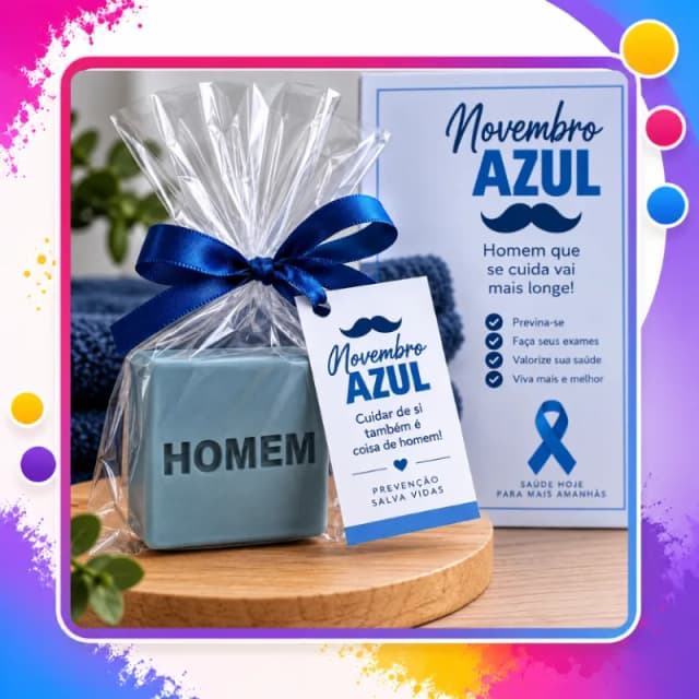 Sabonete Novembro Azul