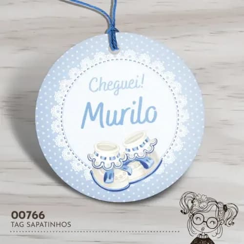 Tag Redonda Sapatinho - 00766