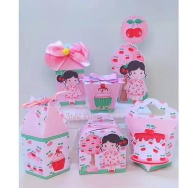 Kit 30 Lembrancinhas Cerejinha