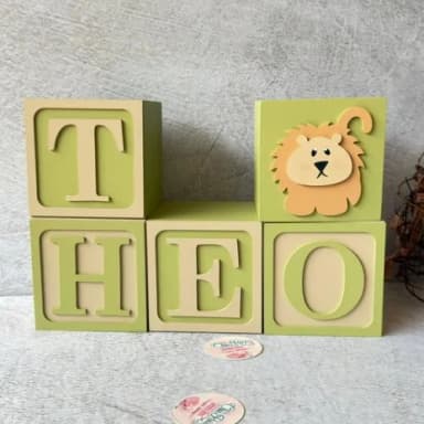 Safari Cubos Personalizados 10x10cm