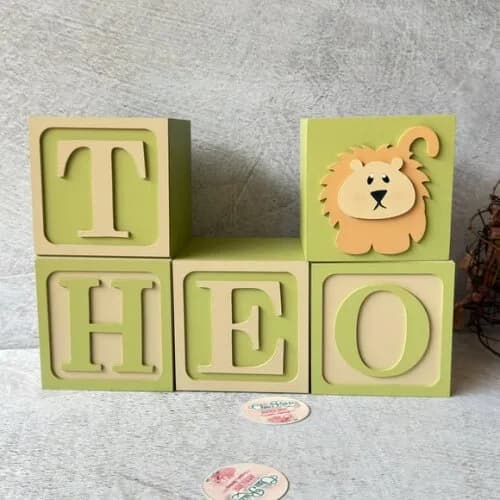 Safari Cubos Personalizados 10x10cm