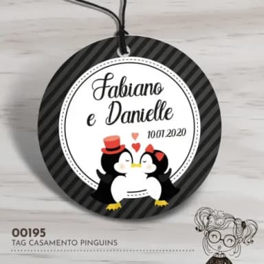 Tag Redonda Pinguins - 00195