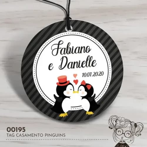 Tag Redonda Pinguins - 00195