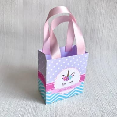 Sacolinha personalizada Unicórnio