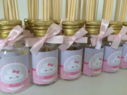 Lembrancinha Nascimento Aromatizador Nuvem