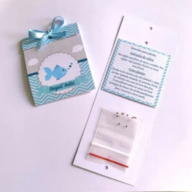 Lembrança Maternidade Sementinha Amor perfeito Peixinho