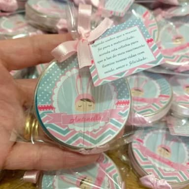 Lembrancinha Maternidade Vela Aromática Metoo