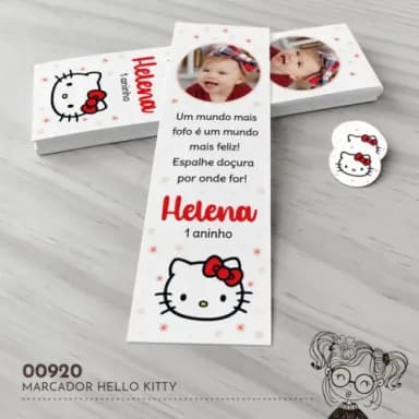 Marcador de Livro Hello Kitty - 00920