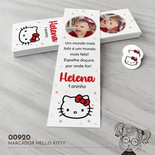 Marcador de Livro Hello Kitty - 00920