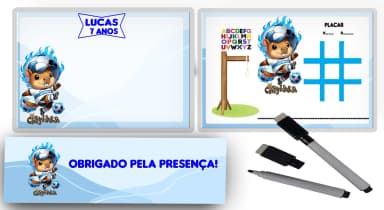 Lousa Magica infantil Personalizada da Capivara