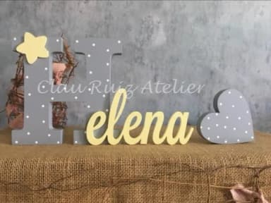 Jardim Encantado - Nomes Personalizados + CORAÇÃO
