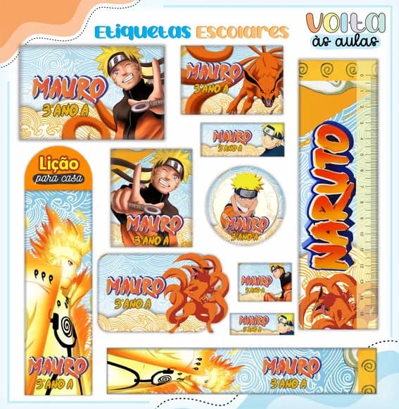 60 Etiquetas Escolares