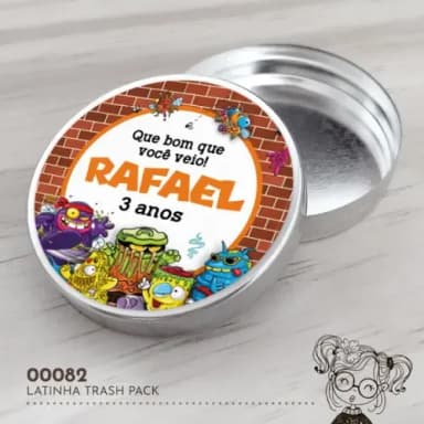 Latinha Adesivada Trash Pack - 00082