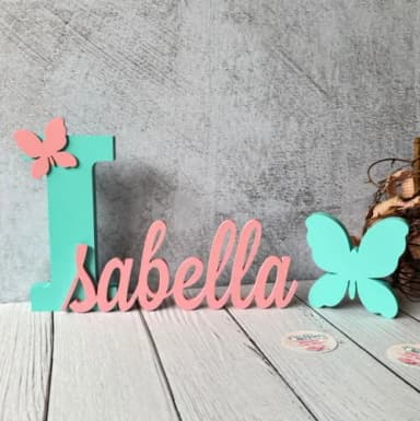 Jardim Encantado - Nomes Personalizados + Borboleta