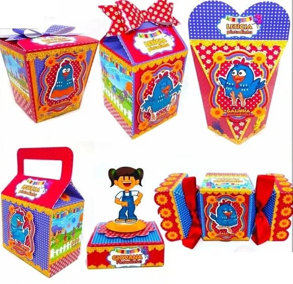 Kit 30 Lembrancinhas Galinha Pintadinha