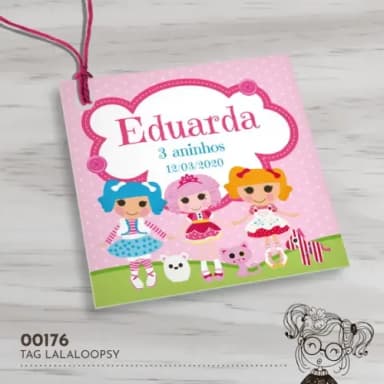 Tag Quadrada Lalaloopsy - 00176