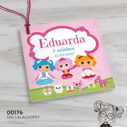 Tag Quadrada Lalaloopsy - 00176