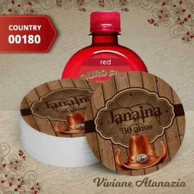 Adesivo Água Ouro Fino Country - 00180