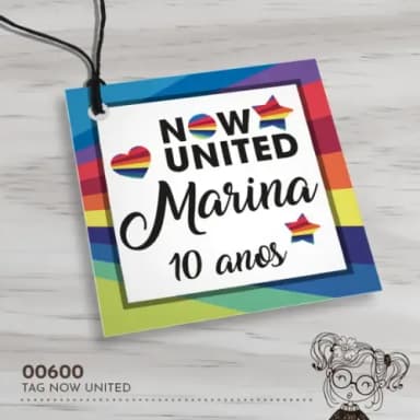 Tag Quadrada Now United - 00600