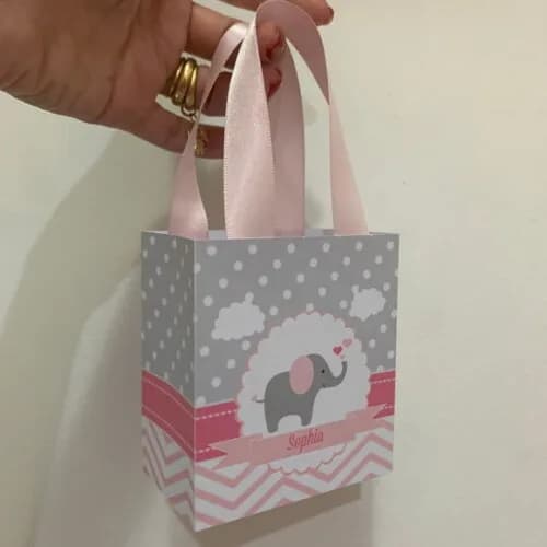 Sacolinha personalizada Elefantinha