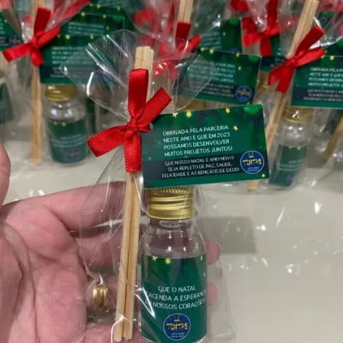 Brinde Corporativo Mini Aromatizador com Logo Natal