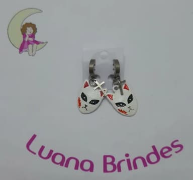 Brinco Desenho Animes 7 de Acrílico - 4,5cm - 1 par