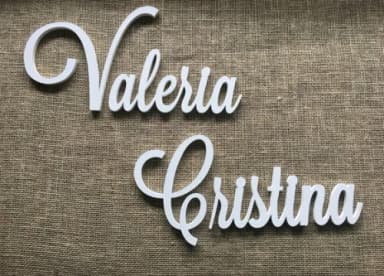 Letras Decorativas Nome De Parede