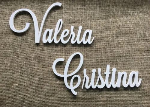 Letras Decorativas Nome De Parede