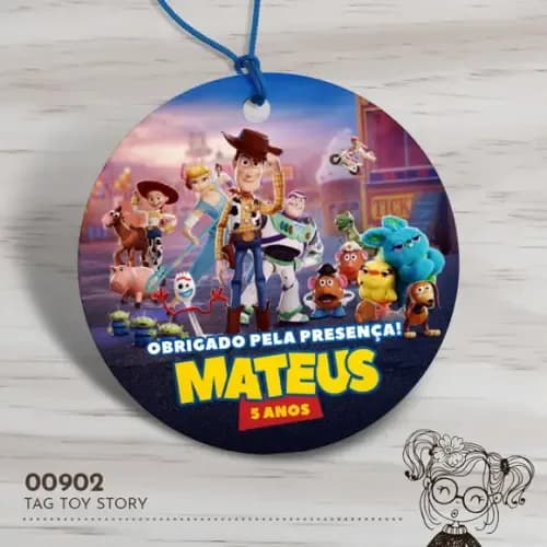 Tag Redonda Toy Story - 00902