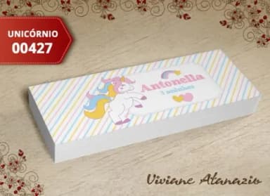 Rótulo Potinho Unicórnio - 00427