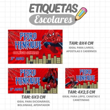 60 Etiquetas Personalizadas