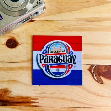 Imã Decorativo Lembrança - Paraguay
