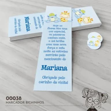 Marcador de Livro Bichinhos - 00038