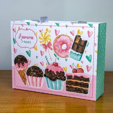 PEGUE E MONTE - Sacolinhas Personalizadas CONFEITARIA - Decoração de Festa | Lembrancinhas | Aniversário | Personalizados