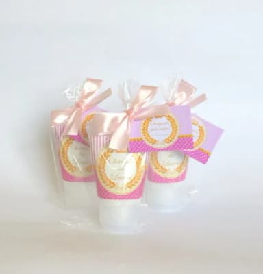 Lembrancinha Maternidade Hidratante Princesa Rosa