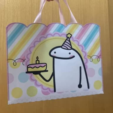 Sacolinha 14,5x18,5x6,5 Aniversário Flork