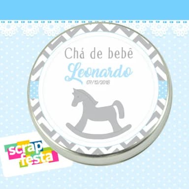 Lembrancinhas de Chá de Bebê Latinhas