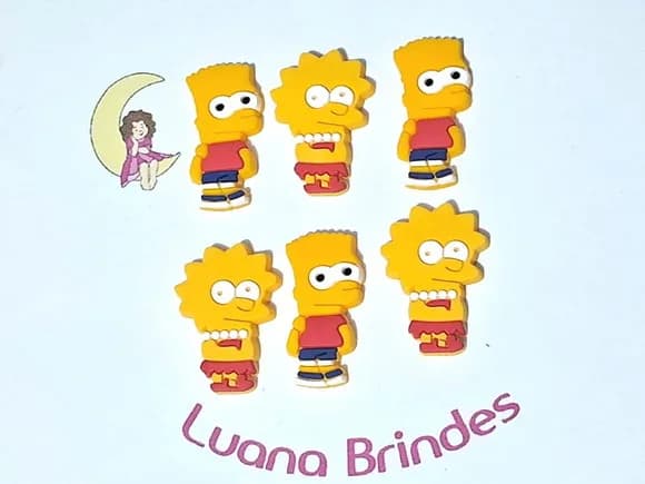 Aplique os Simpsons Emborrachado Pacote com 6 Unidades