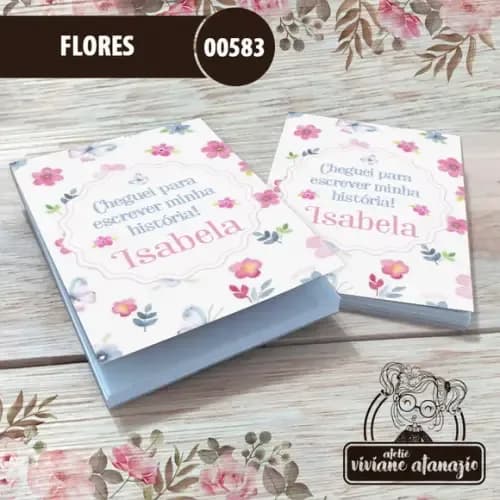 Bloquinho de Anotações Flores - 00583