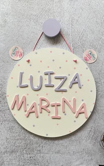 Enfeite de Porta de Maternidade - Decoração Bebê
