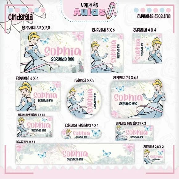 60 Etiquetas Escolares