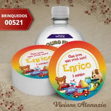 Adesivo Água Ouro Fino Brinquedos - 00521