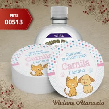 Adesivo Água Ouro Fino Pets - 00513