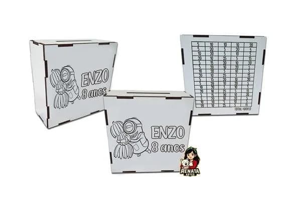 Cofrinho Personalizado Monster High Lembrancinha