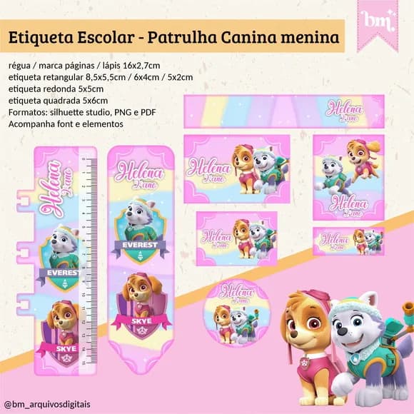 60 Etiquetas Escolares