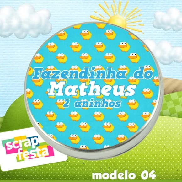 Latinhas Personalizadas Festa Fazendinha