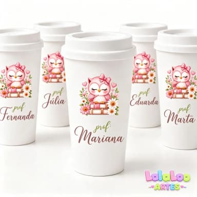 Copo Eco Bucks Dia dos Professores com nome