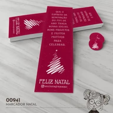 Marcador de Livro Natal - 00941