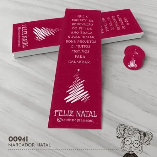 Marcador de Livro Natal - 00941
