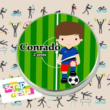 Latinhas Personalizadas Festa Futebol